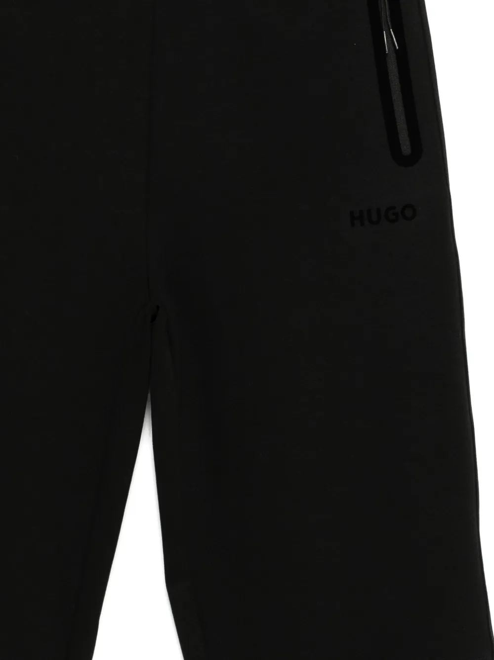 Hugo Boss Logo-printed Track Pants In Black