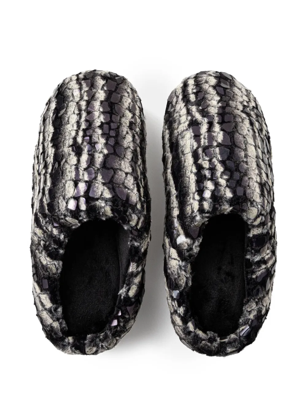 SUBU printed slippers Black
