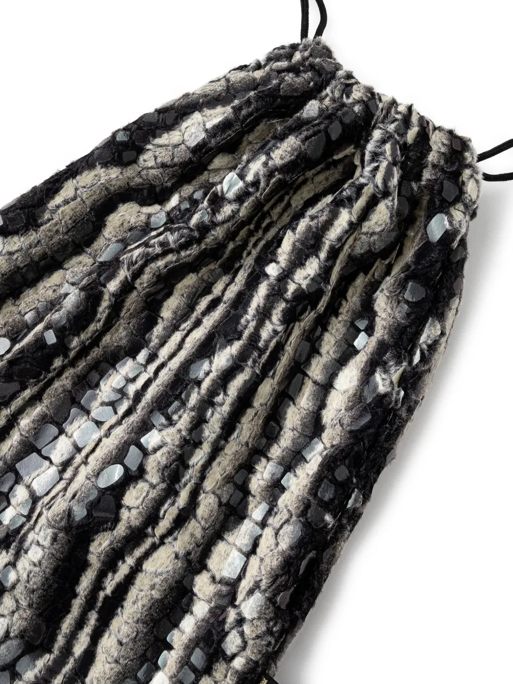 SUBU printed slippers Black