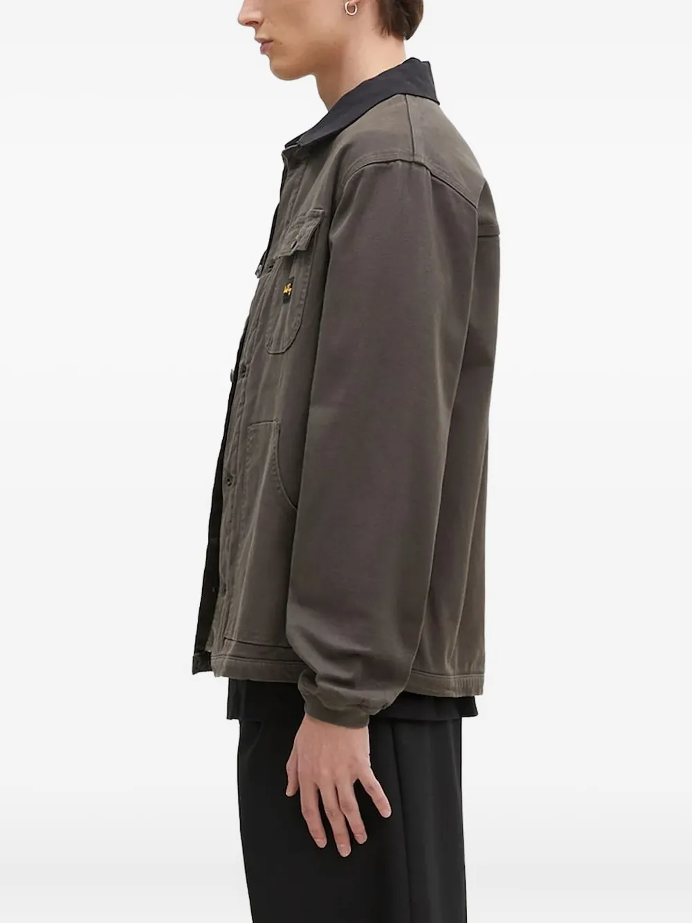 stan ray contrast-collar jacket | Shirt Jackets | Image 2
