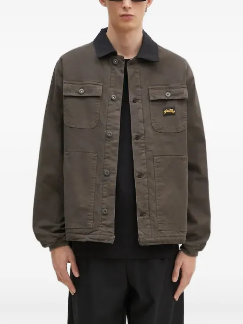 stan ray contrast-collar jacket