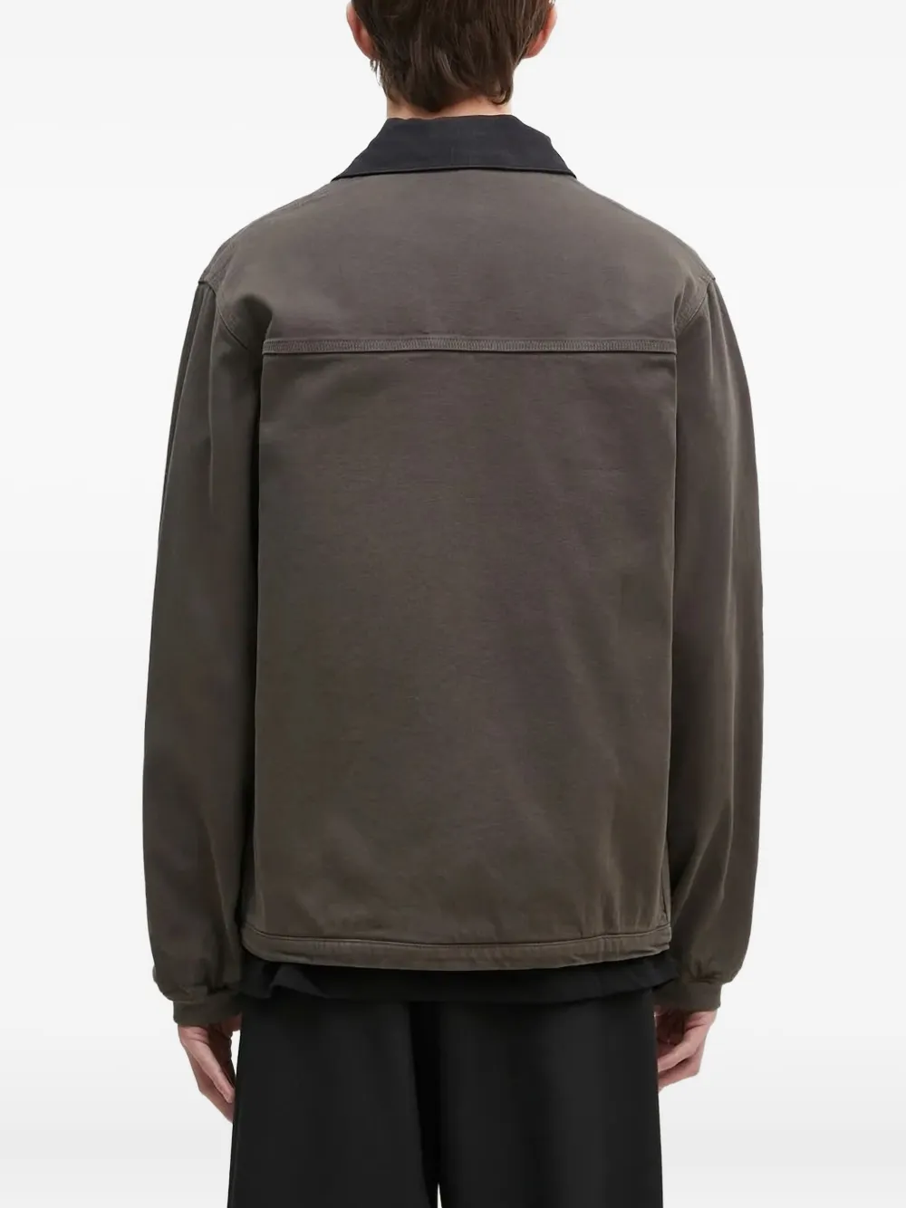 stan ray Jack met contrasterende kraag Bruin