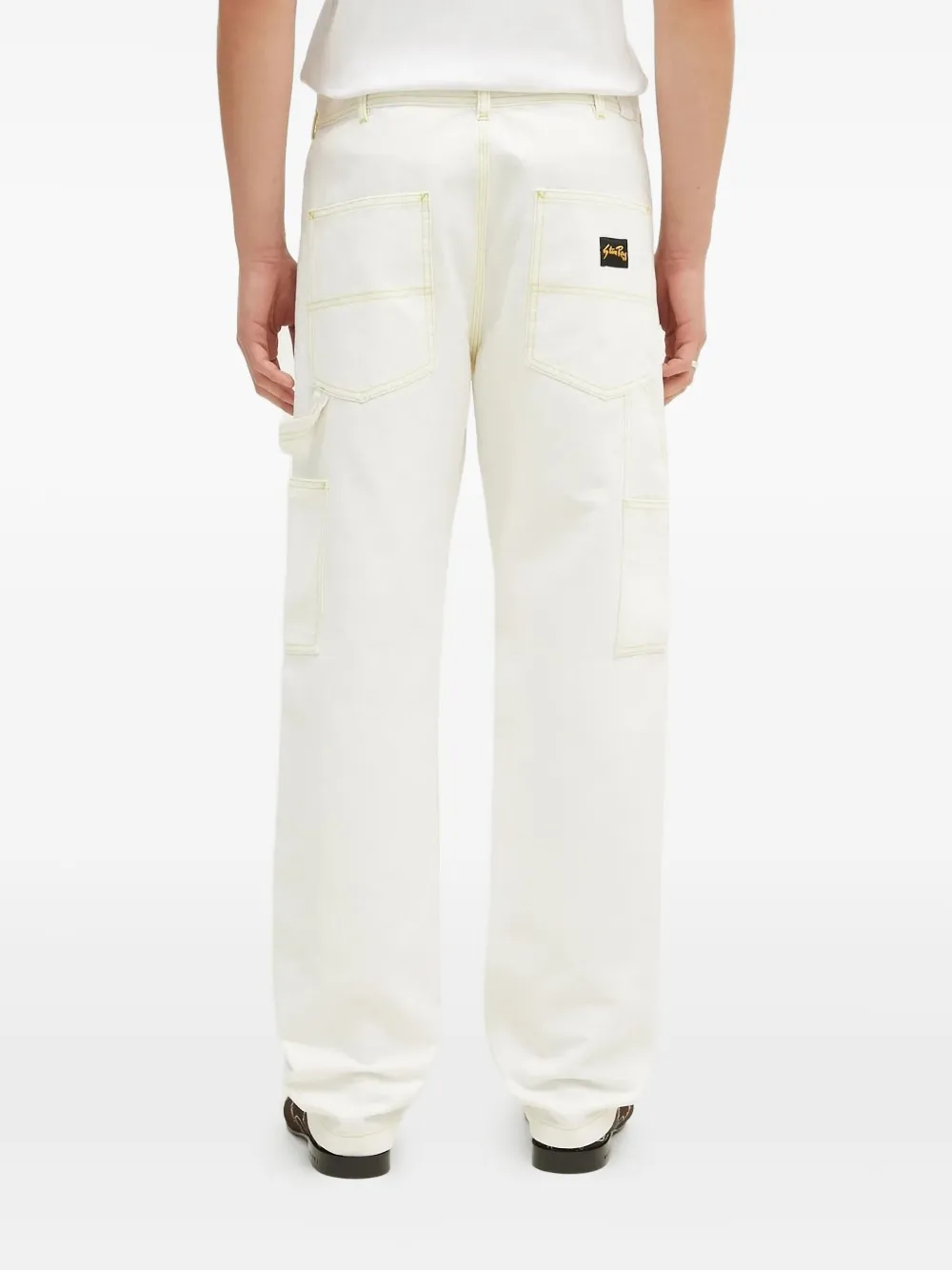 stan ray contrast-stitch trousers | Regular-Fit & Straight Leg Pants | Image 2
