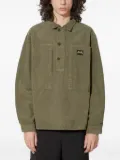 stan ray corduroy chest-pocket polo shirt - Green