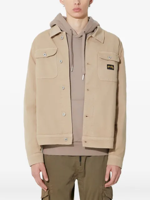 stan ray patch-pocket shirt jacket
