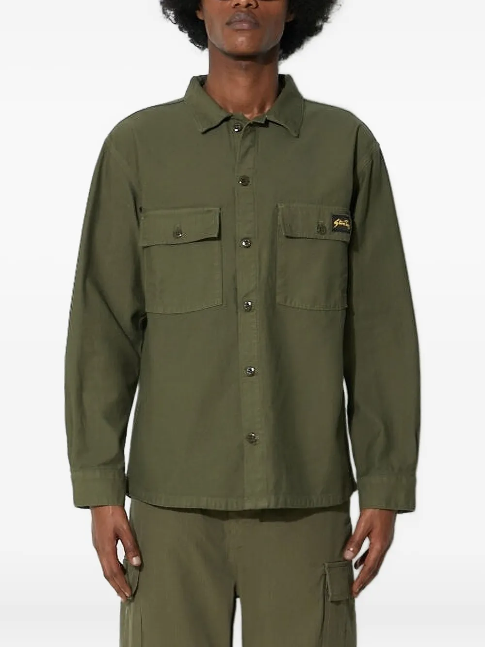 stan ray double-pocket long-sleeve shirt | Green | Image 1