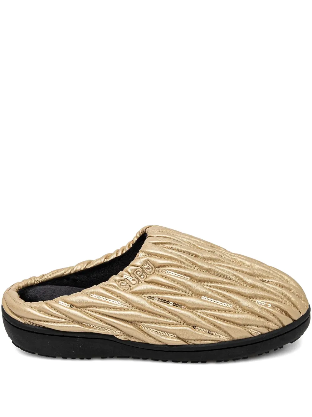 SUBU Banquet sequin mules Gold