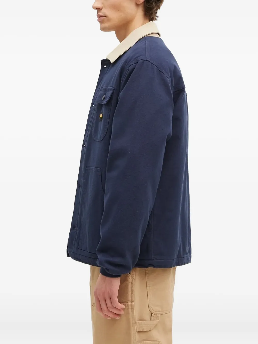 stan ray contrast-collar shirt jacket | Shirt Jackets | Image 2