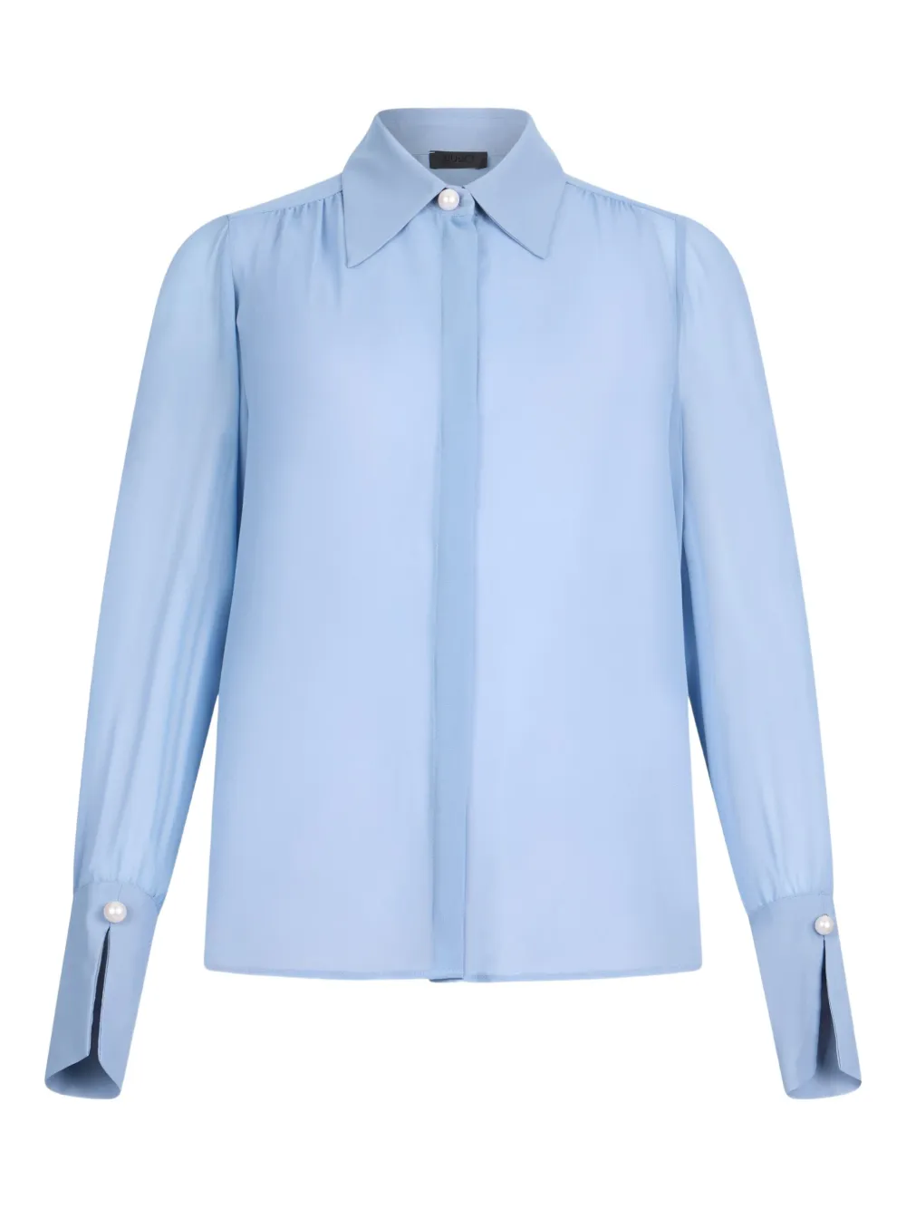 Liu •jo Shirt With Beads In Blue