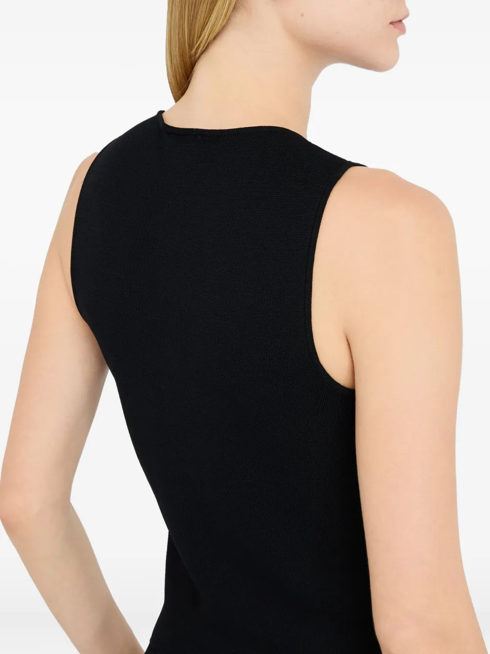 LIU JO Gilet met ronde hals Zwart
