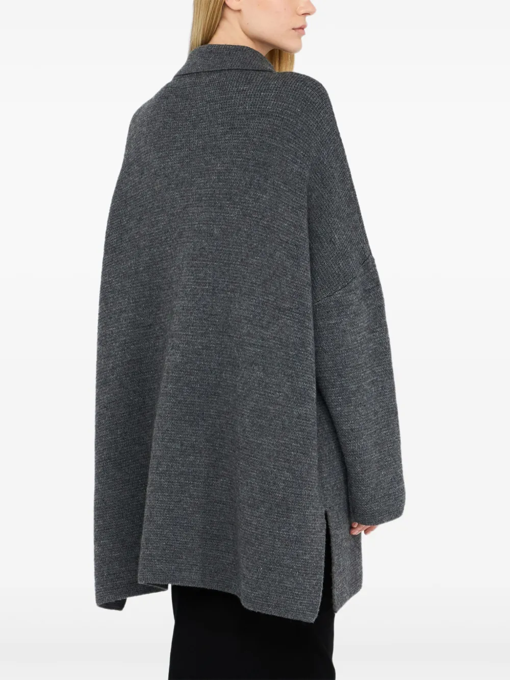 LIU JO Gebreide jas verfraaid met stras Grijs