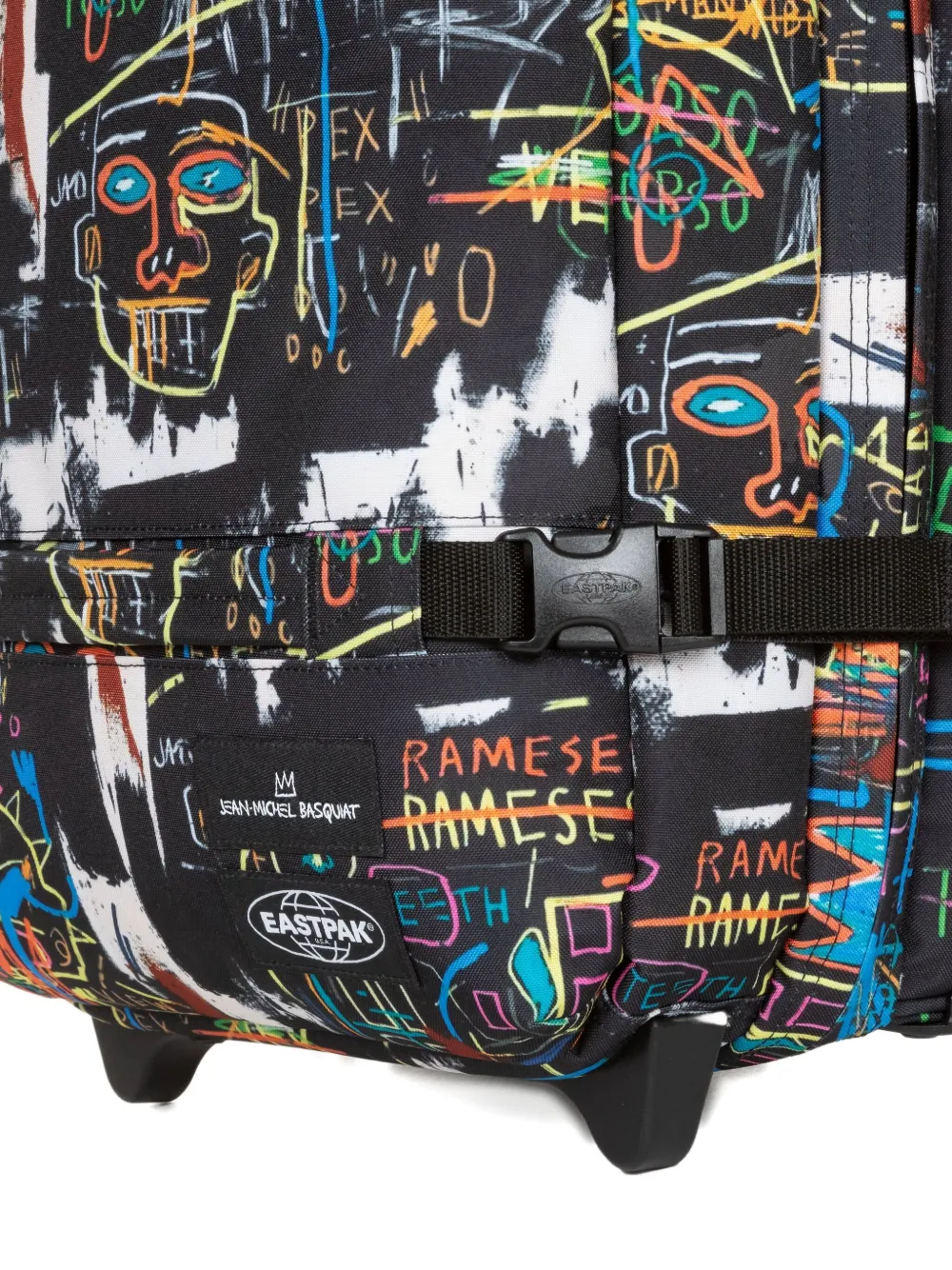 Eastpak x Basquiat Transit'R M reistas met wielen Zwart