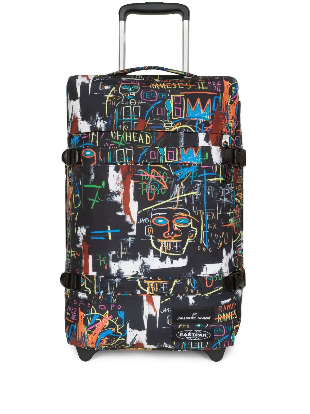 Eastpak x Basquiat Transit'R M wheeled holdall - ブラック Eastpak x Basquiat Transit'R M wheeled holdall - ブラック