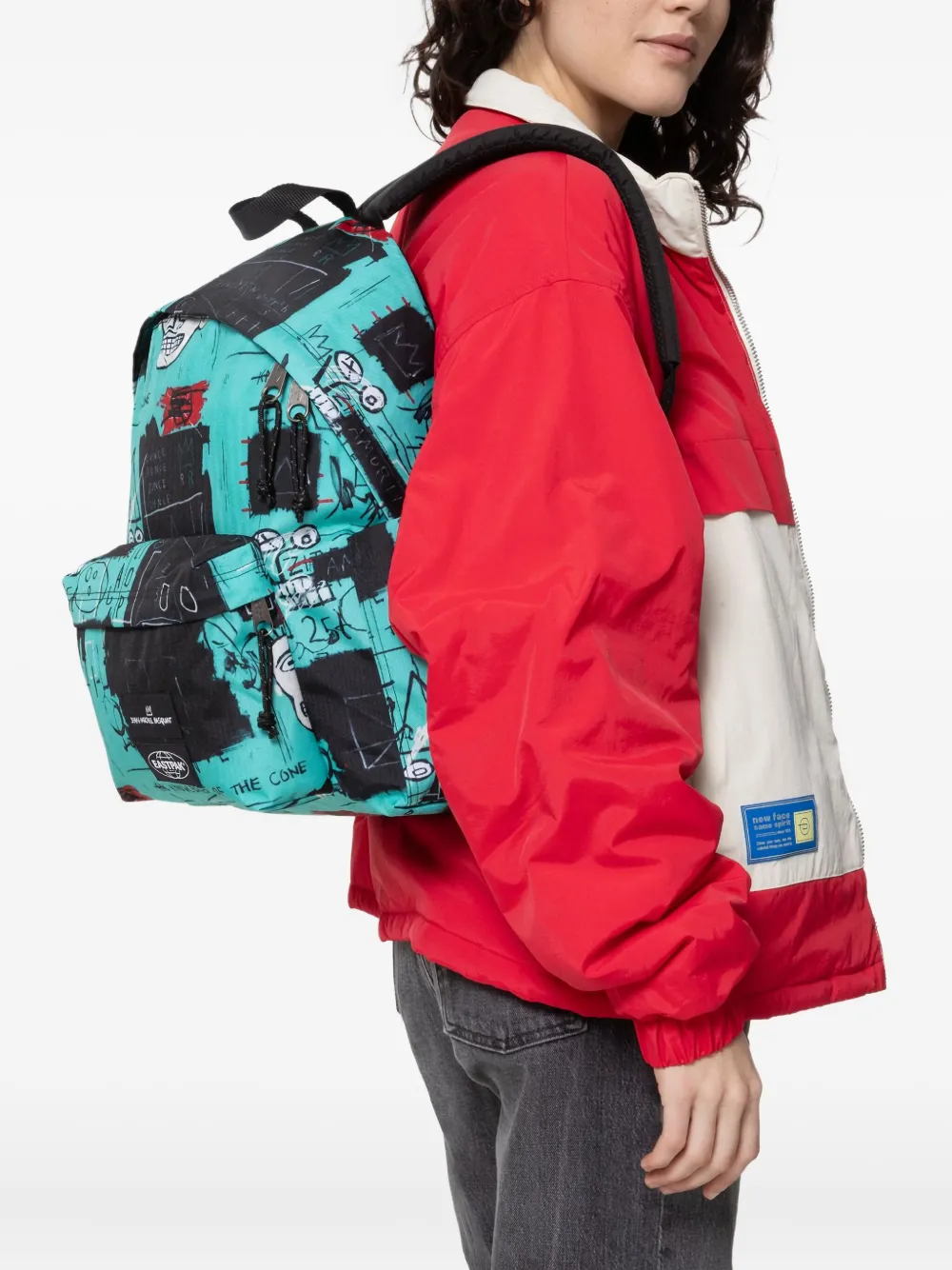Eastpak x Basquiat Equals Pi Day Park rugzak Blauw