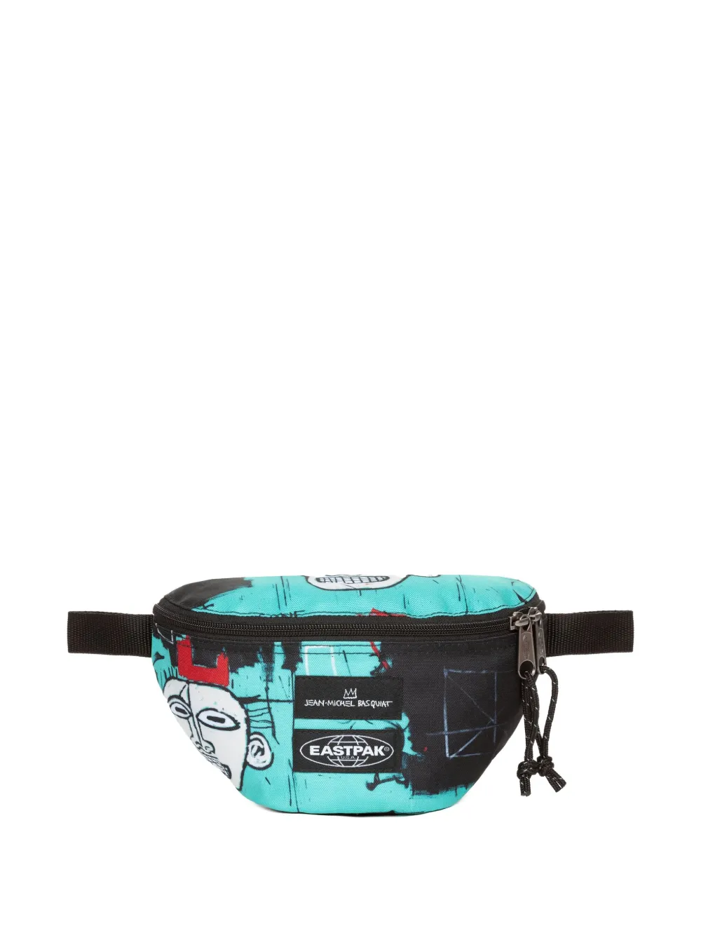 Eastpak x Basquiat Spring kleine heuptas Blauw