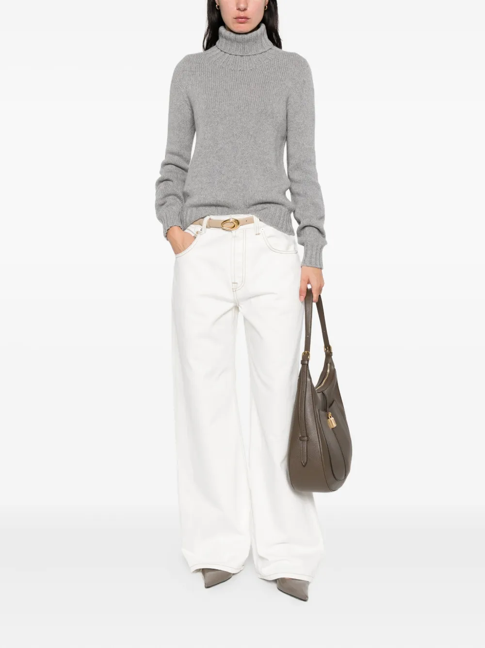 Aragona Turtleneck Sweater In Gray