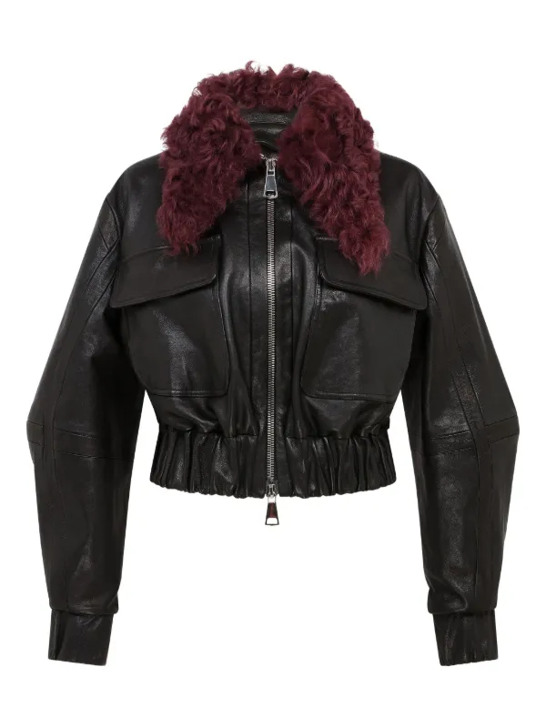 16Arlington Cie Leather Jacket in Black