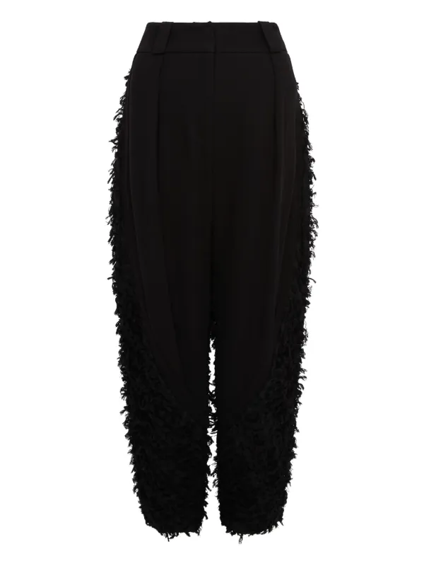 16Arlington Pola Tapered Trousers in Black