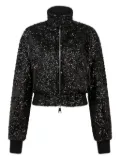 16Arlington Cosima sequin embellished bomber jacket - Black