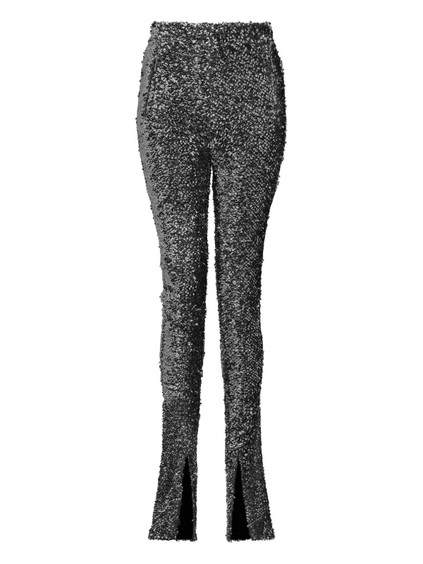 16Arlington Azra Sequin-embellished Trousers in Black