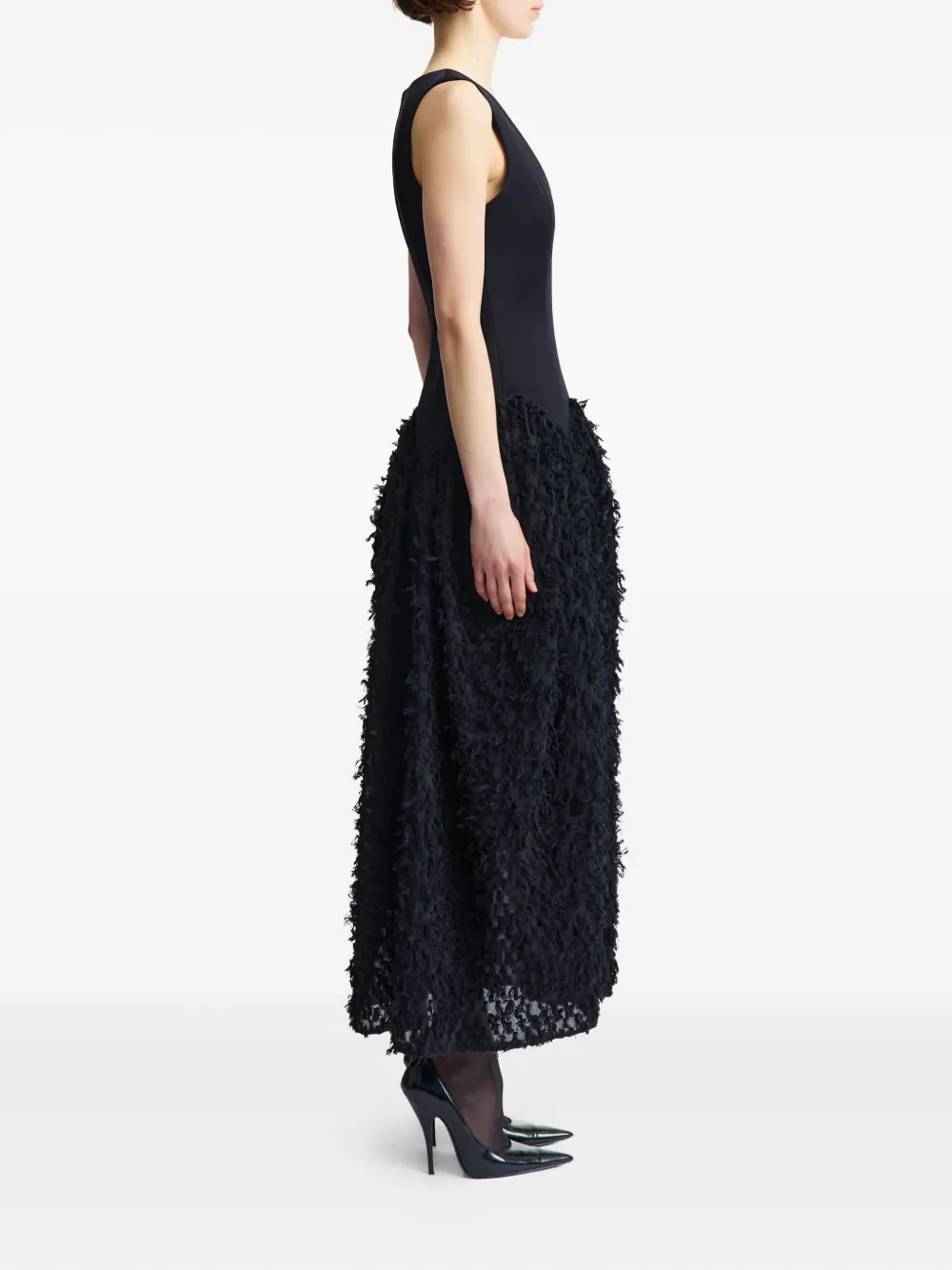 16Arlington Tonye midi-jurk Zwart