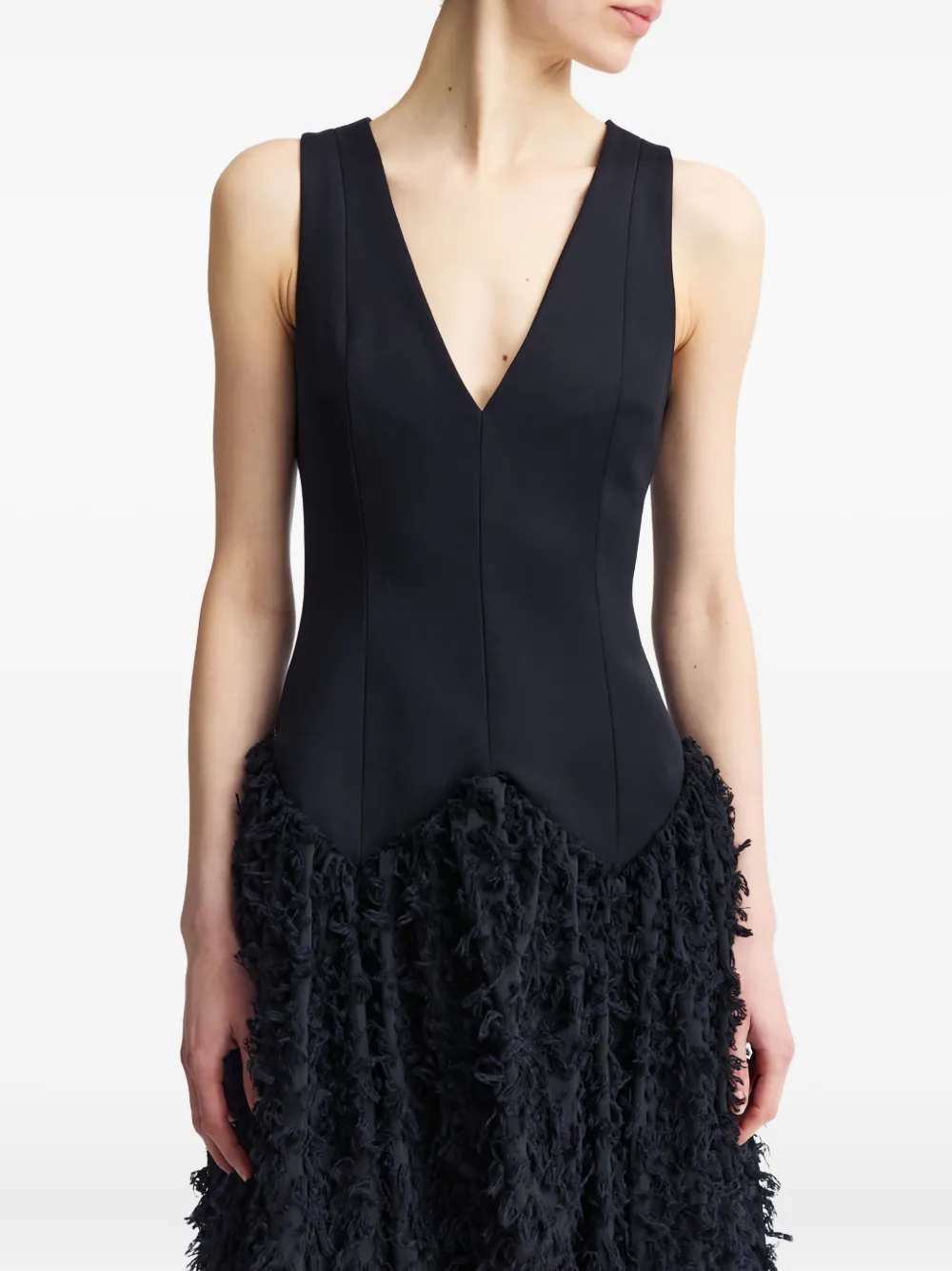 16Arlington Tonye midi-jurk Zwart