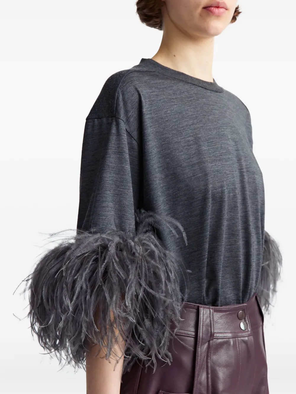 16arlington Teodora Top In Gray