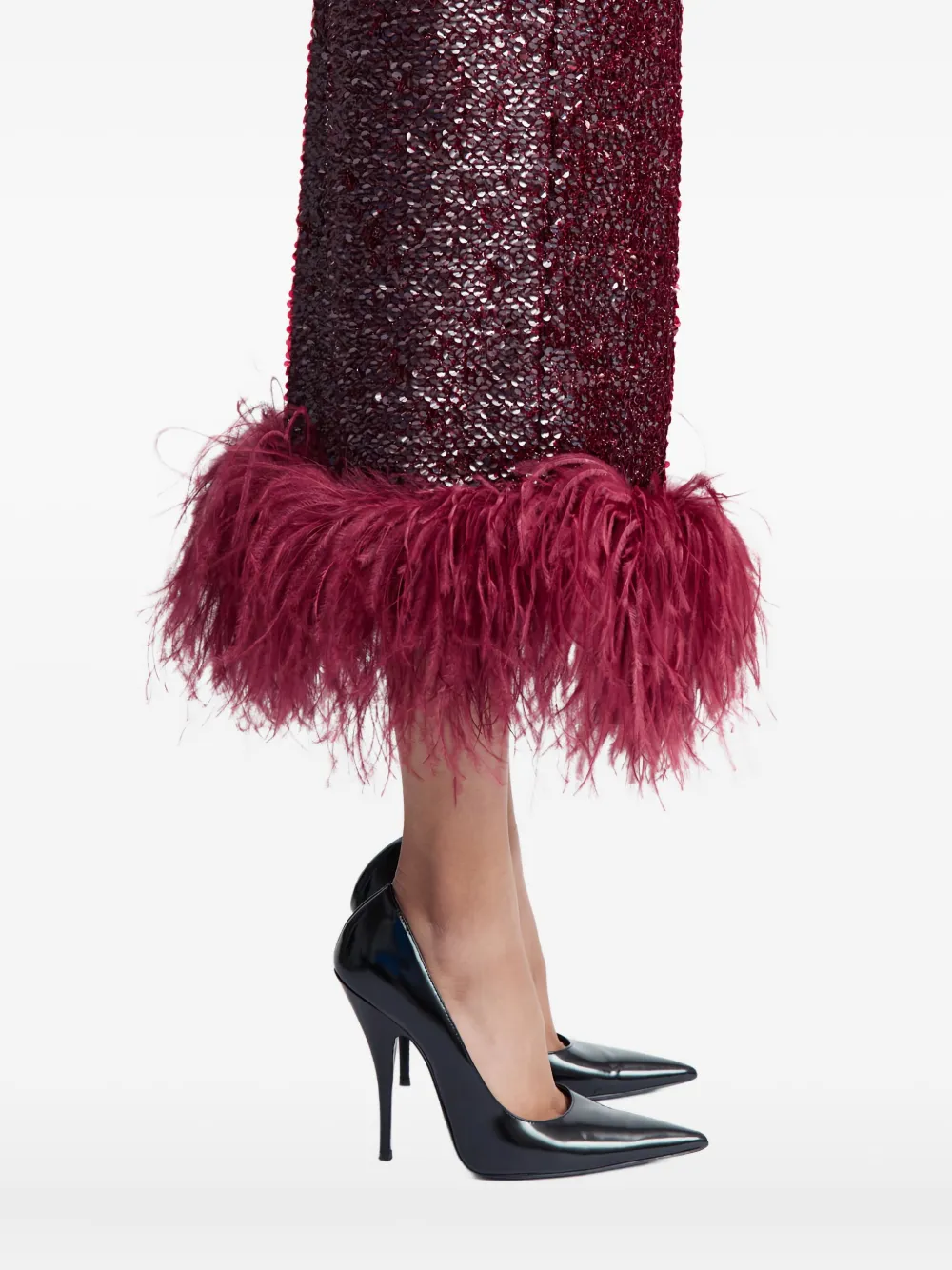 16Arlington Minelli midi-jurk Rood