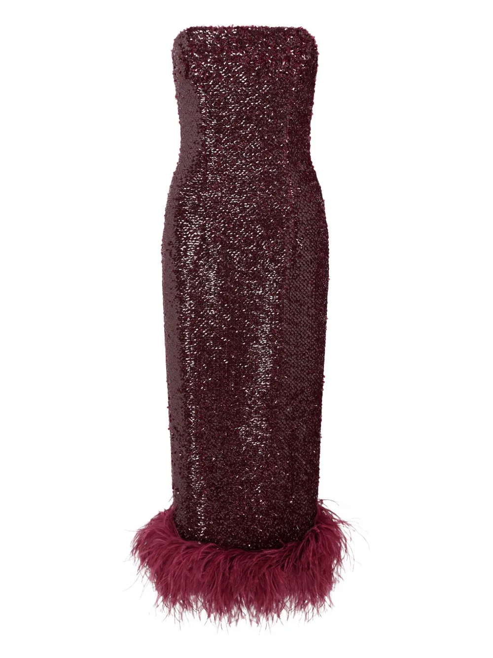 16Arlington Minelli midi-jurk Rood