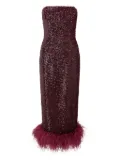 16Arlington Minelli midi dress - Red