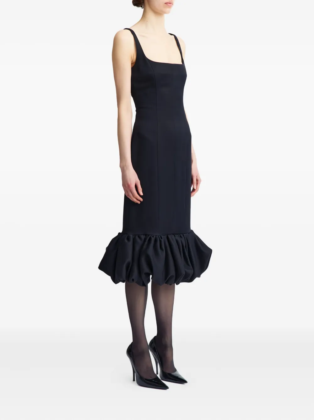 16arlington Arcelin Midi Dress In Black
