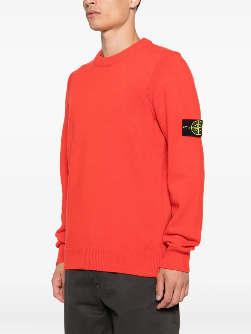 Stone Island Trui met ronde hals Rood