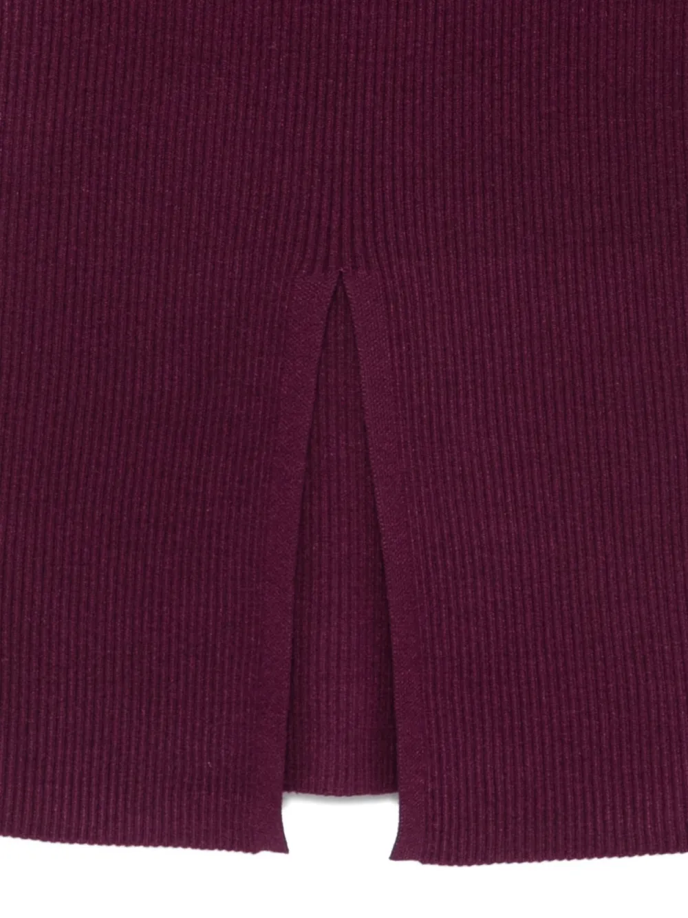 TWINSET Kids ribbed split skirt Paars