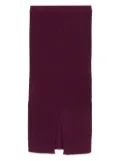 TWINSET Kids ribbed split skirt - Purple
