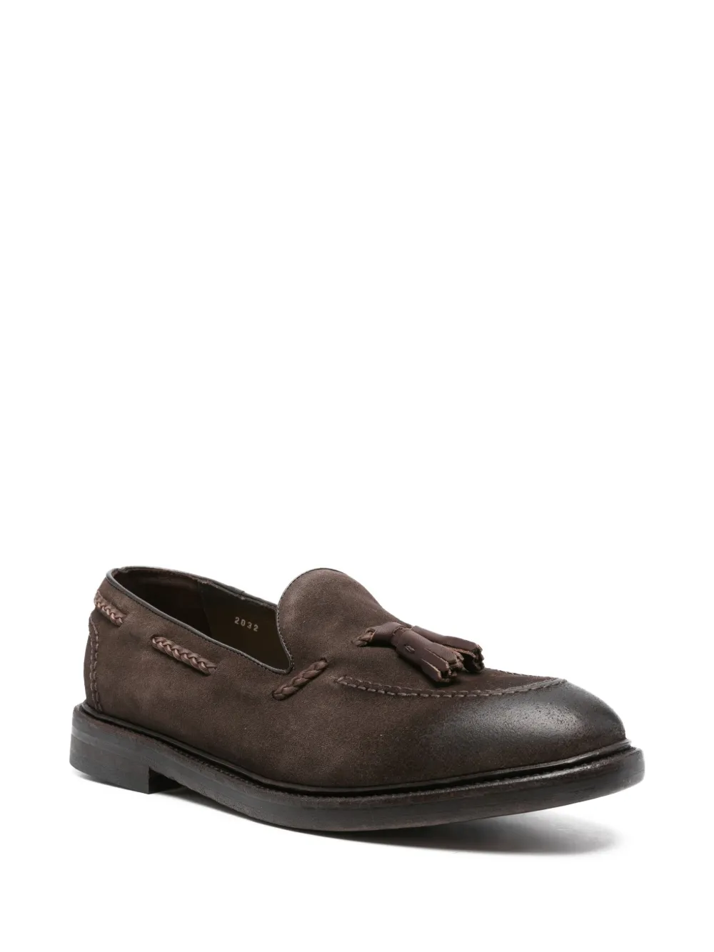 Cenere GB Loafers met kwastje Bruin