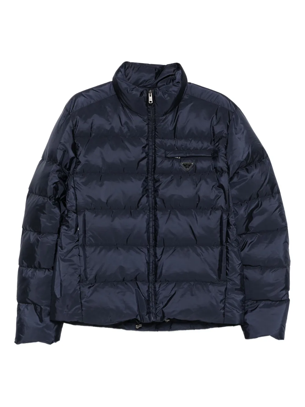 Prada quilted jacket Blauw