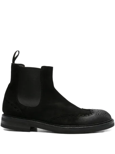 Cenere GB elasticated-panel brogue Chelsea boots