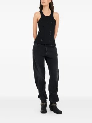 パンツ LIU JO Woman Pants Olive MA4291T7144 X0542 Liu Jo Outlet: Trousers woman - Olive | Liu Jo trousers