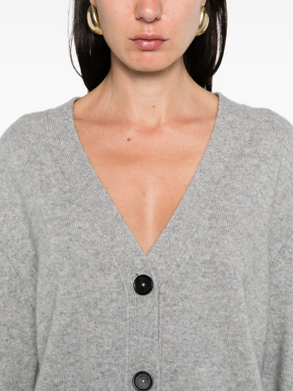 ANINE BING Jackson vest met knoopsluiting Grijs