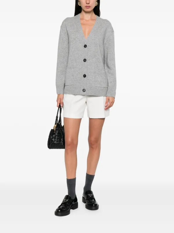 ANINE BING Jackson button-fastening Cardigan | Grey | FARFETCH