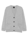ANINE BING Jackson button-fastening cardigan - Grey