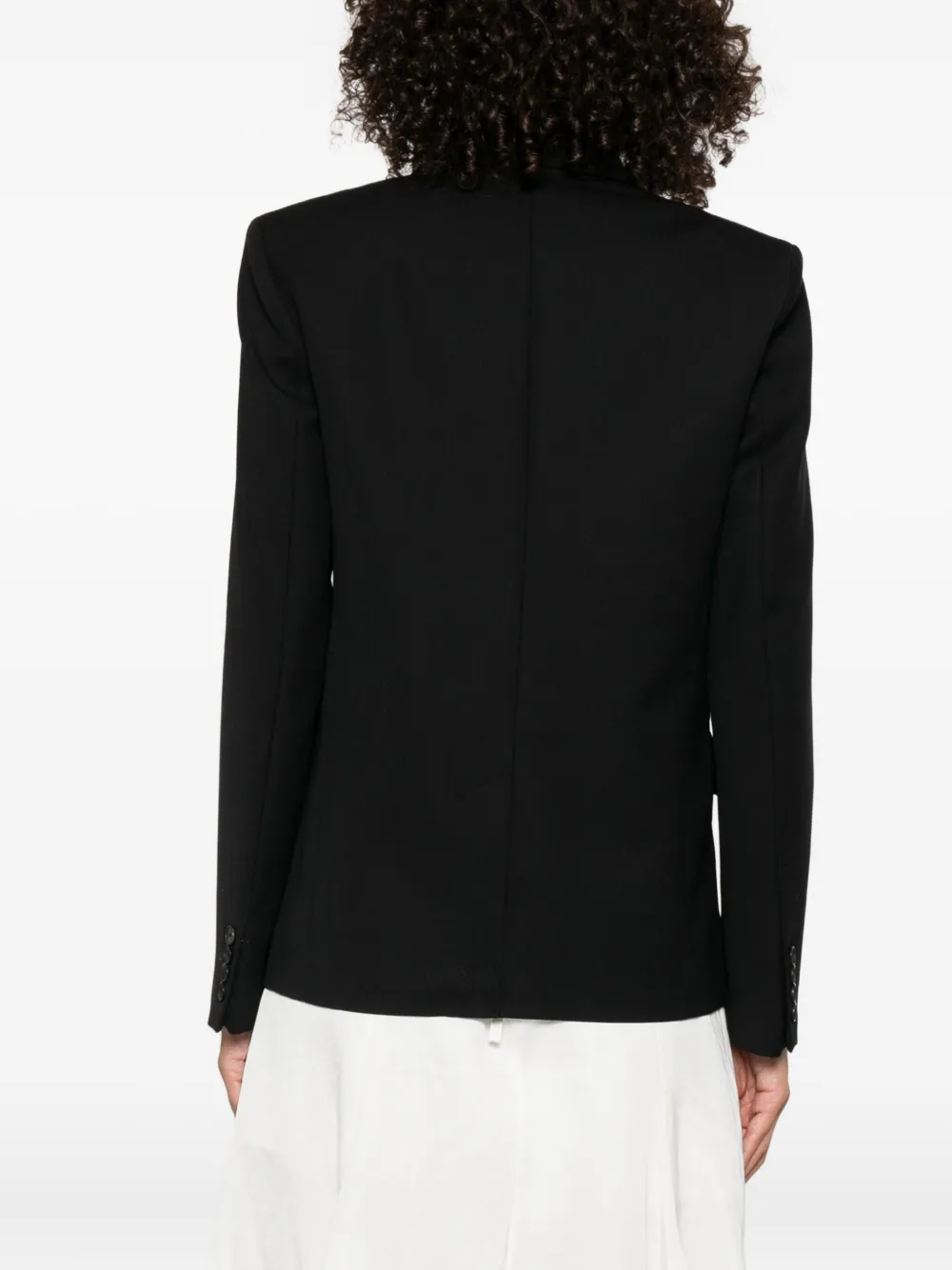 ANINE BING double-breasted blazer Zwart
