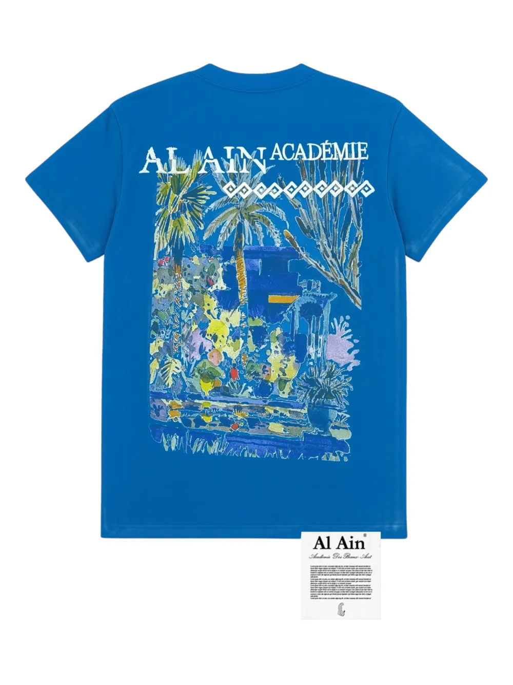 AL AIN Katoenen T-shirt met grafische print - Blauw