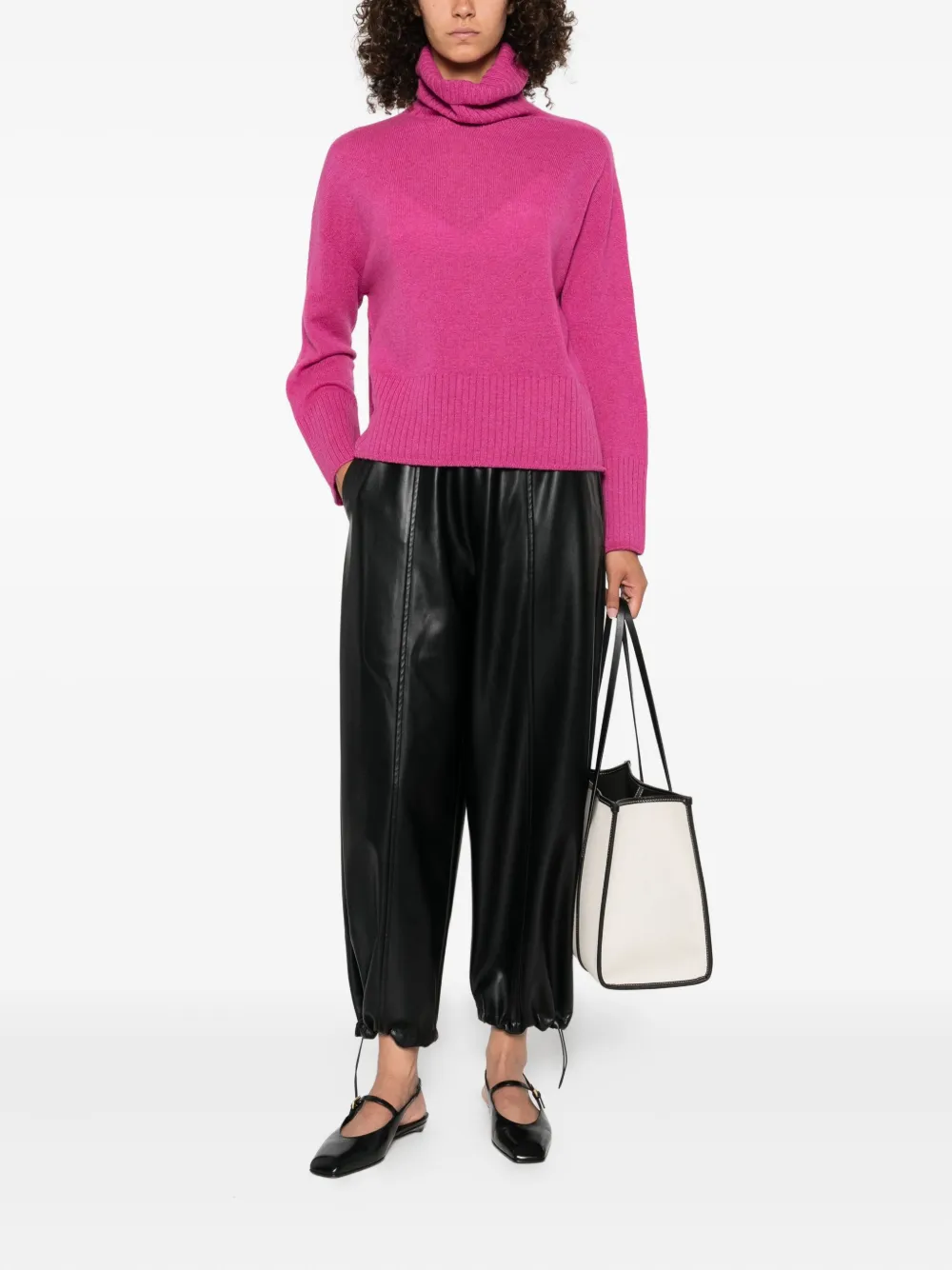 Aragona ribbed turtleneck jumper | Knitted Sweaters | Image 2
