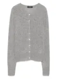 Aragona button-front cashmere cardigan - Grey