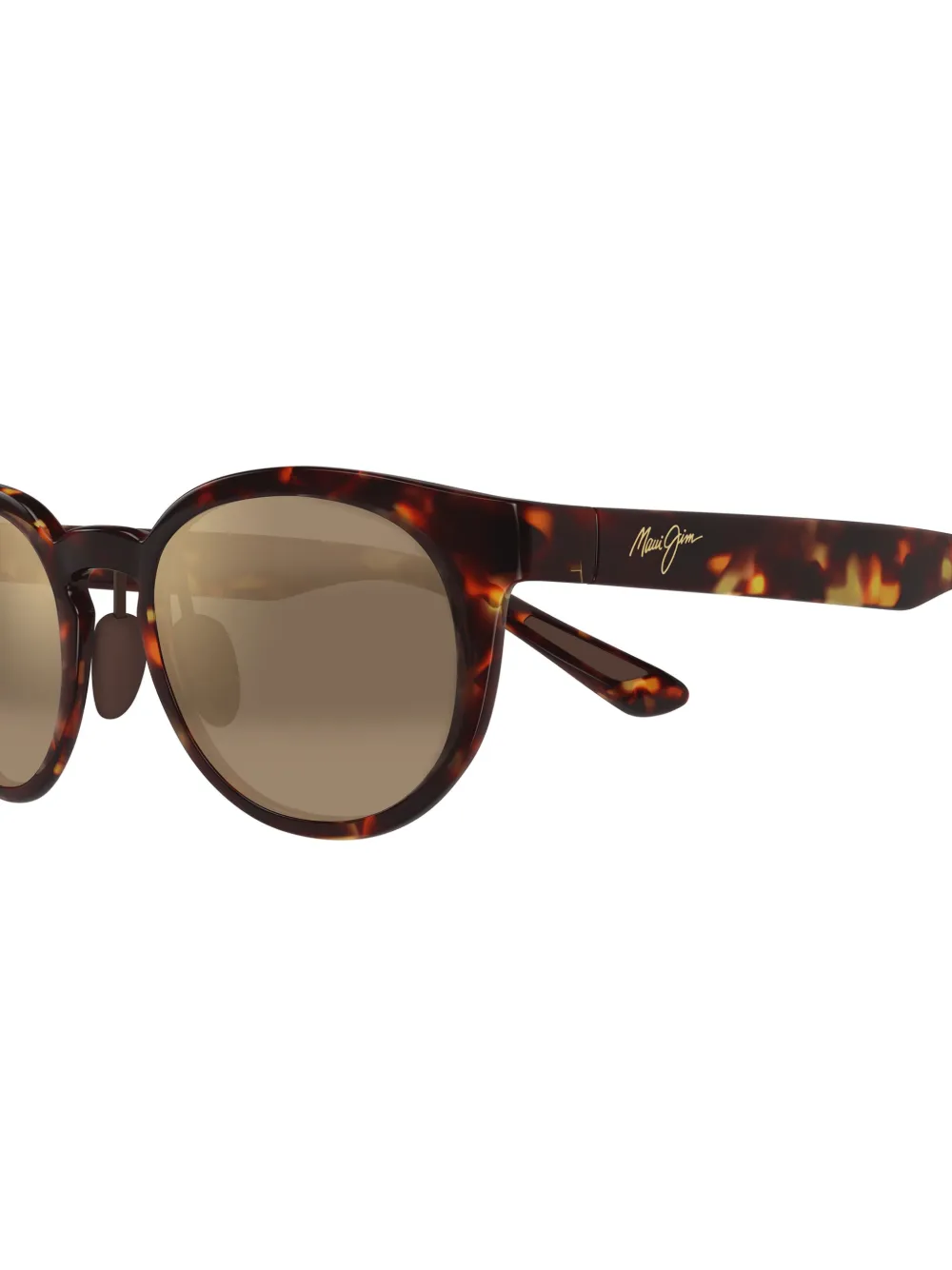 Maui Jim tortoiseshell round sunglasses Bruin