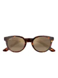 Maui Jim tortoiseshell round sunglasses - Brown