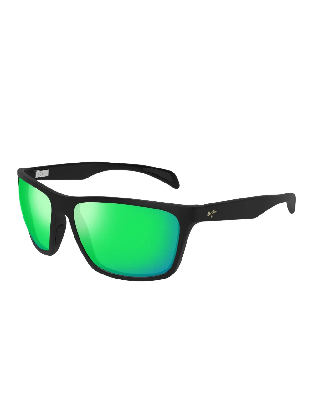 Maui Jim square-frame mirrored sunglasses Zwart