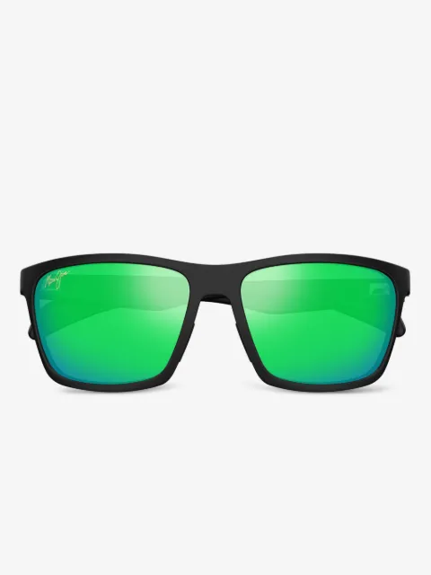 Maui Jim square-frame mirrored sunglasses