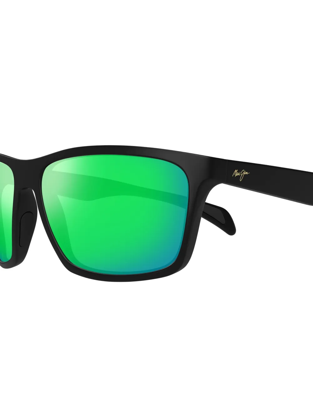 Maui Jim square-frame mirrored sunglasses Zwart